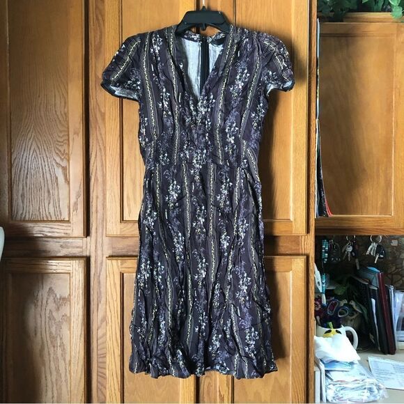 Paul Smith Black Label Silk Striped Mini Dress - S - Picture 1 of 12